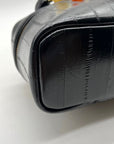 Steve Madden Black Faux Leather Bherra Vanity Bag