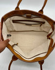 Quince Women's Brown Italian Suede Shopper Tote Bag