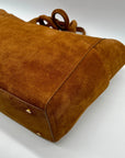 Quince Women's Brown Italian Suede Shopper Tote Bag