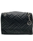 Michael Kors Black Quilted Leather Kathy Shoulder Bag