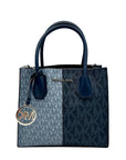 Michael Kors Blue Colorblock Coated Canvas Medium Crossbody