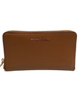 Michael Kors Brown Leather Acorn Wristlet