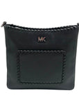 Michael Kors Dark Gray Leather Gloria Crossbody