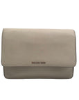 Michael Kors Gray Saffiano Leather Daniela Large Crossbody