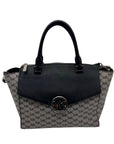 Michael Kors Grey Monogram Coated Canvas Satchel