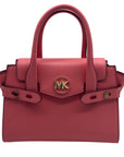 Michael Kors Pink Carmen Medium Flap Satchel Bag