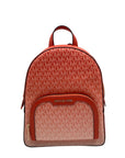 Michael Kors Red Clay Jaycee Zip Pocket Backpack Bag