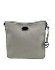 Michael Kors Bedford White Pebbled Leather Crossbody