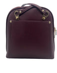 Miztique Burgundy Daisy Convertible Backpack Purse