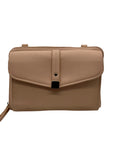 Miztique Pink Leather Crossbody Bag