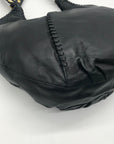 OrYany Black Leather Hobo Bag