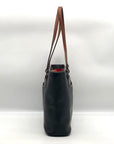Dooney & Bourke Black Pebbled Leather Small Lexington Tote Bag