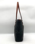 Dooney & Bourke Black Pebbled Leather Small Lexington Tote Bag