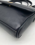 Etienne Aigner Black Leather Crossbody