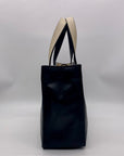 Kate Spade Black And Tan Leather Tote Bag