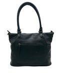 Style & Co Black Faux Leather Hudsonn Crossbody Tote Bag