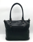 Style & Co Black Faux Leather Hudsonn Crossbody Tote Bag