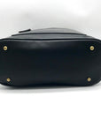 Style & Co Black Faux Leather Hudsonn Crossbody Tote Bag