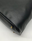 Style & Co Black Faux Leather Hudsonn Crossbody Tote Bag