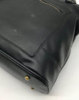 Style & Co Black Faux Leather Hudsonn Crossbody Tote Bag