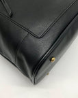 Style & Co Black Faux Leather Hudsonn Crossbody Tote Bag