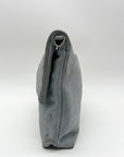 Hammitt Baby Blue Suede Fold Over Medium VIP Crossbody Bag