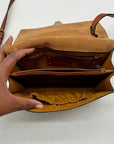 Patricia Nash Brown Lanza Crossbody Bag