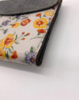 Patricia Nash Gray Mini Meadows Floral Print Bi-Fold Wallet