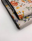 Patricia Nash Gray Mini Meadows Floral Print Bi-Fold Wallet