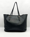 Michael Kors Black Saffiano Leather Jet Set Tote