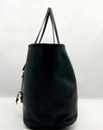Michael Kors Black Saffiano Leather Jet Set Tote