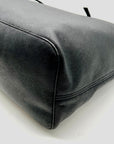 Michael Kors Black Saffiano Leather Jet Set Tote