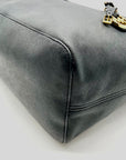 Michael Kors Black Saffiano Leather Jet Set Tote