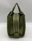 Coach Olive Green Leather Rogue Top Handle Bag C6502