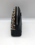 Brighton Brown Leopard Fur Convertible Crossbody