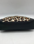 Brighton Brown Leopard Fur Convertible Crossbody