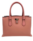 Michael Kors Rose Pink Saffiano Leather Ruby Satchel