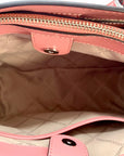 Michael Kors Rose Pink Saffiano Leather Ruby Satchel