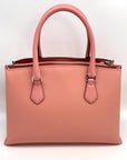 Michael Kors Rose Pink Saffiano Leather Ruby Satchel