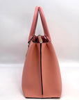 Michael Kors Rose Pink Saffiano Leather Ruby Satchel