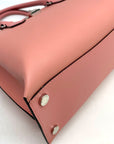 Michael Kors Rose Pink Saffiano Leather Ruby Satchel