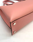 Michael Kors Rose Pink Saffiano Leather Ruby Satchel