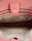 Michael Kors Rose Pink Saffiano Leather Ruby Satchel