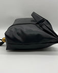 Steve Madden Black Faux Leather Bbronwyn Large Hobo Bag