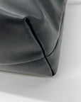 Steve Madden Black Faux Leather Bbronwyn Large Hobo Bag