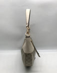 Nine West Beige Logo Milk Byron Hobo Bag