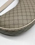 Nine West Beige Logo Milk Byron Hobo Bag