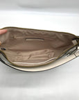 Nine West Beige Logo Milk Byron Hobo Bag