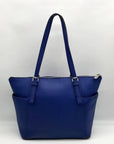 Michael Kors Royal Blue Saffiano Leather Jet Set Travel Tote Bag