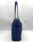 Michael Kors Royal Blue Saffiano Leather Jet Set Travel Tote Bag